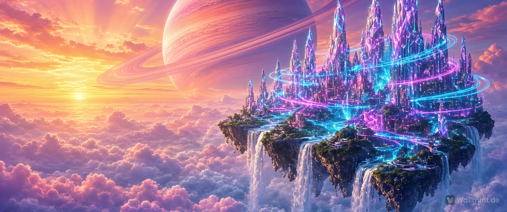 Floating Sky City – Ultrawide